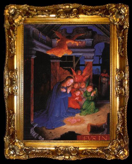 framed  Gerard Hornebout Nativity, ta009-2